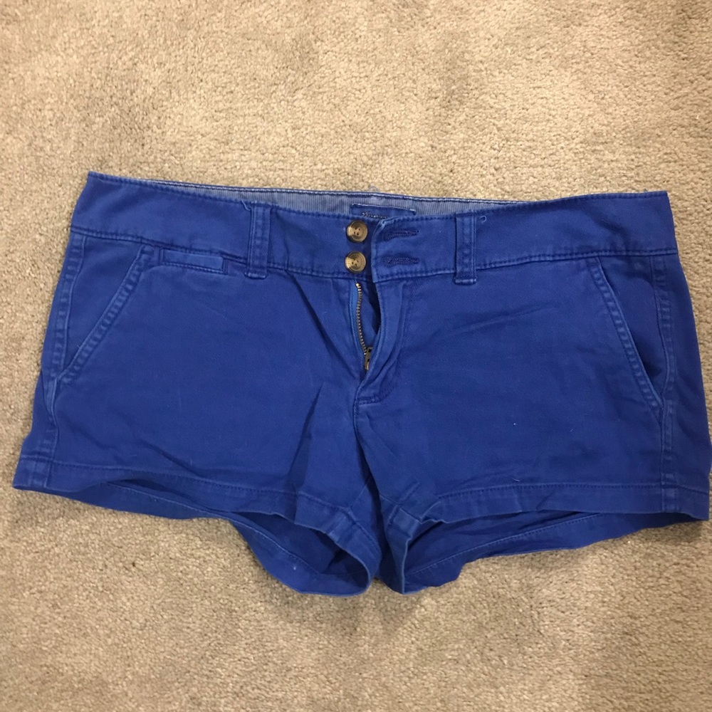 Royal Blue Short Shorts